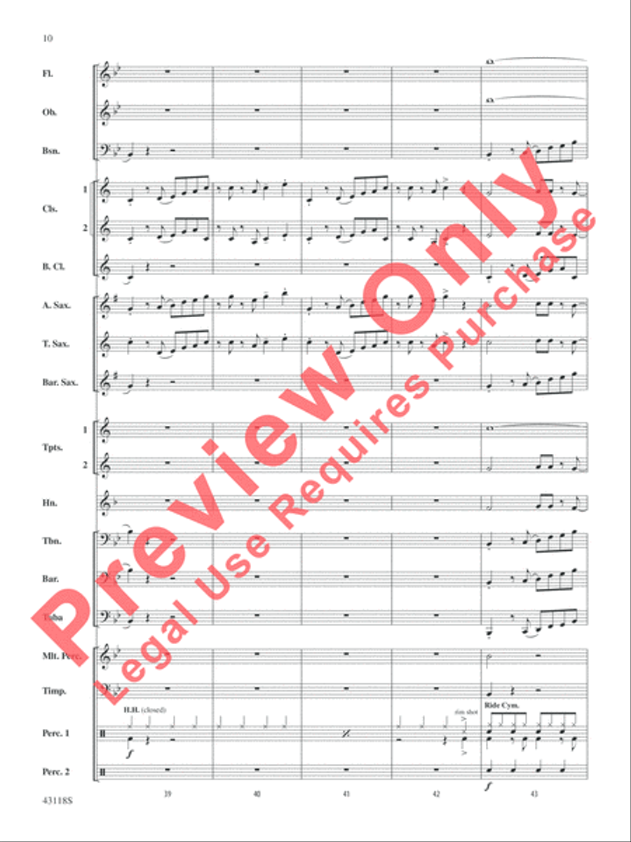 Domino Concert Band scores gallery preview page 11