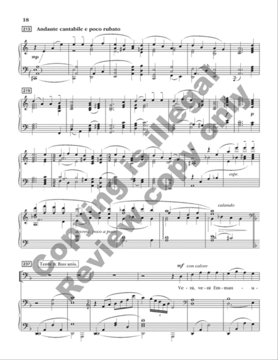 A Feast of Carols (Choral Score) 4-Part scores gallery preview page 7