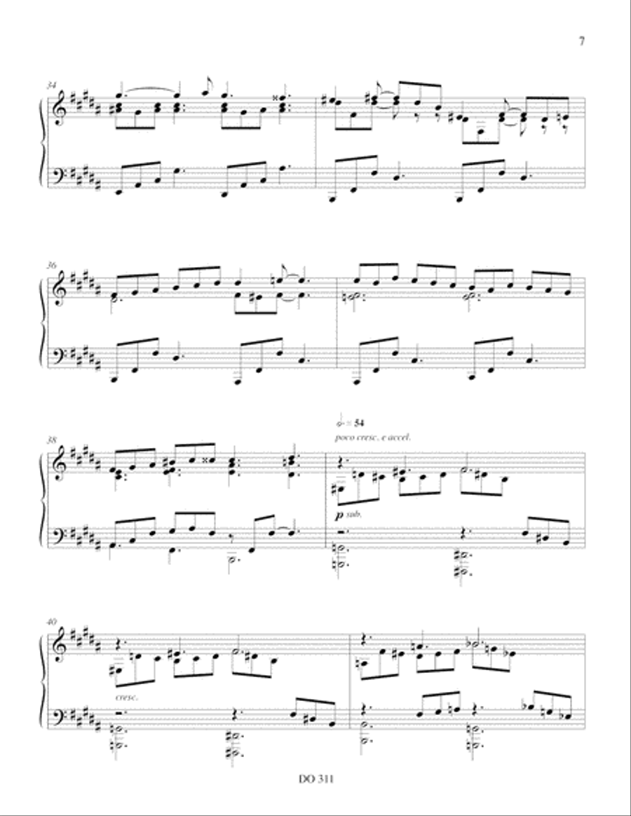 Naufrages Piano Solo scores gallery preview page 6