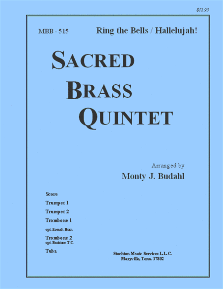 Ring The Bells/ Hallelujah! Brass Quintet scores gallery preview page 1