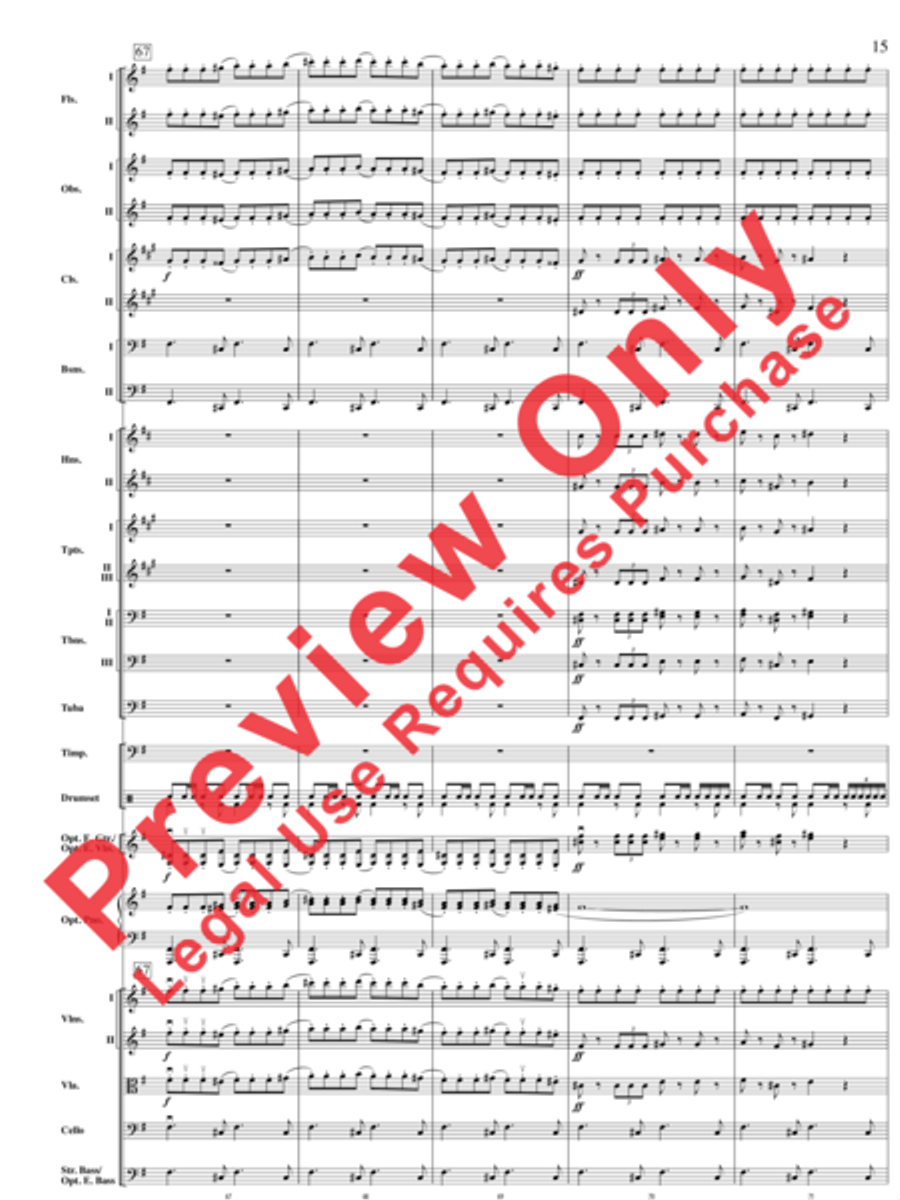 A Mad Russian's Christmas Full Orchestra scores gallery preview page 16