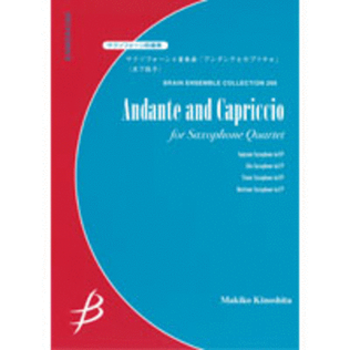 Andante and Capriccio for Saxophone Quartet