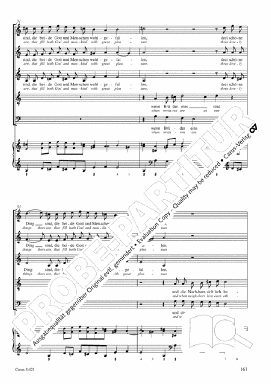 Schein: Israelsbrunnlein. Fontana d'Israel. Complete edition Choir scores gallery preview page 168