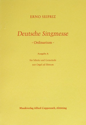 Book cover for Deutsche Singmesse