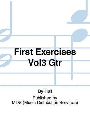 FIRST EXERCISES VOL3 Gtr