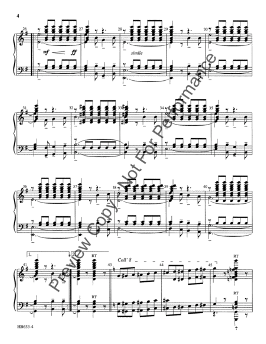 Them Basses Handbell Choir scores gallery preview page 5