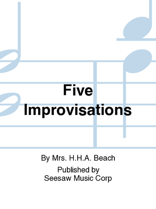 Book cover for Five Improvisations