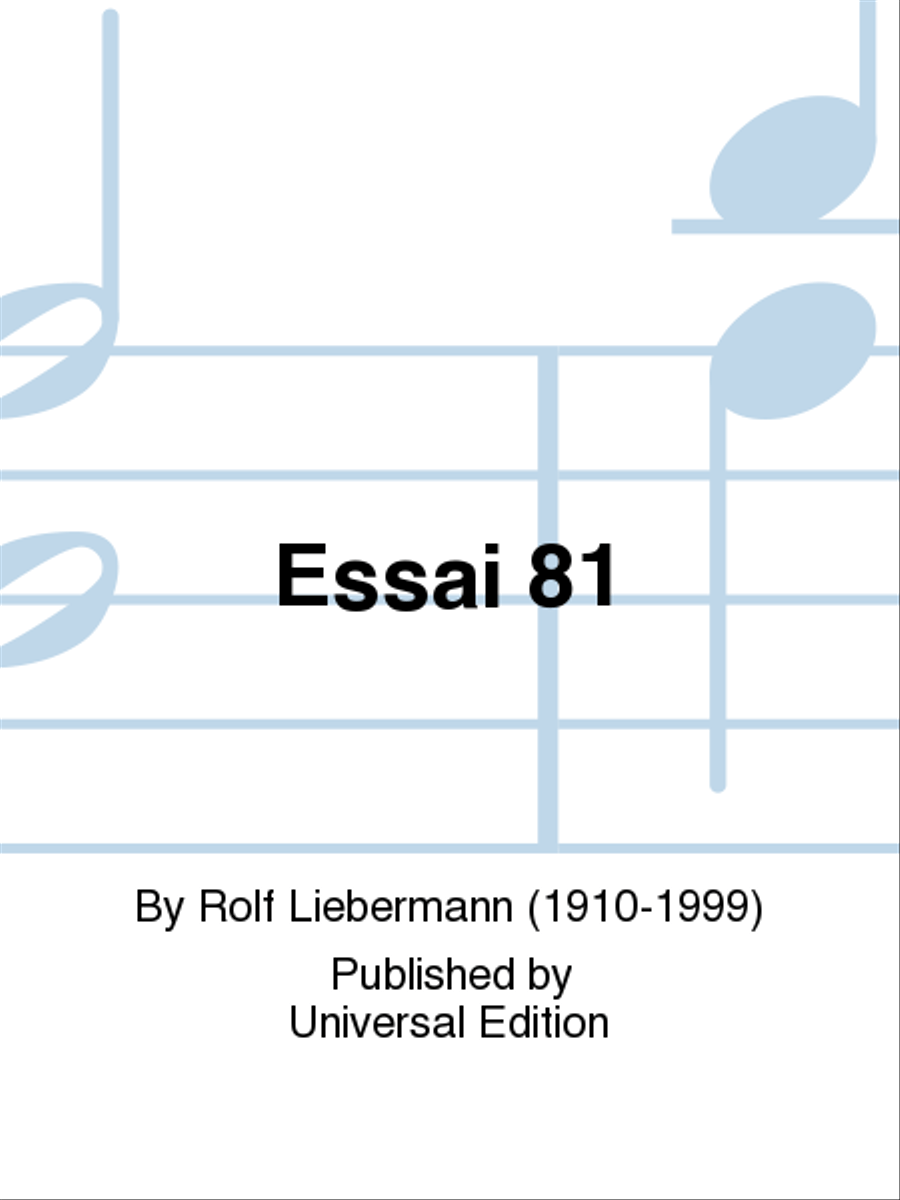 Essai 81