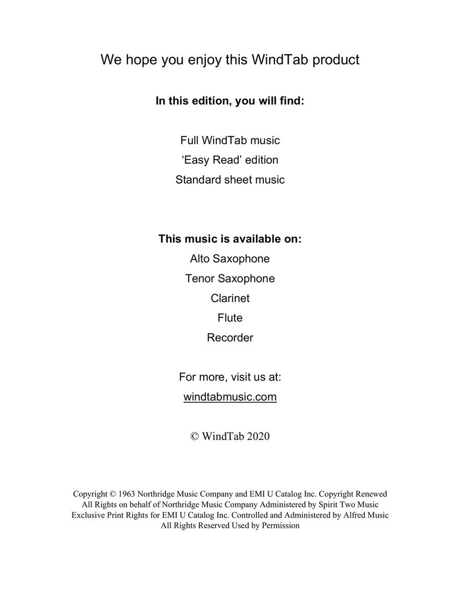 The Pink Panther Alto Saxophone scores gallery preview page 2