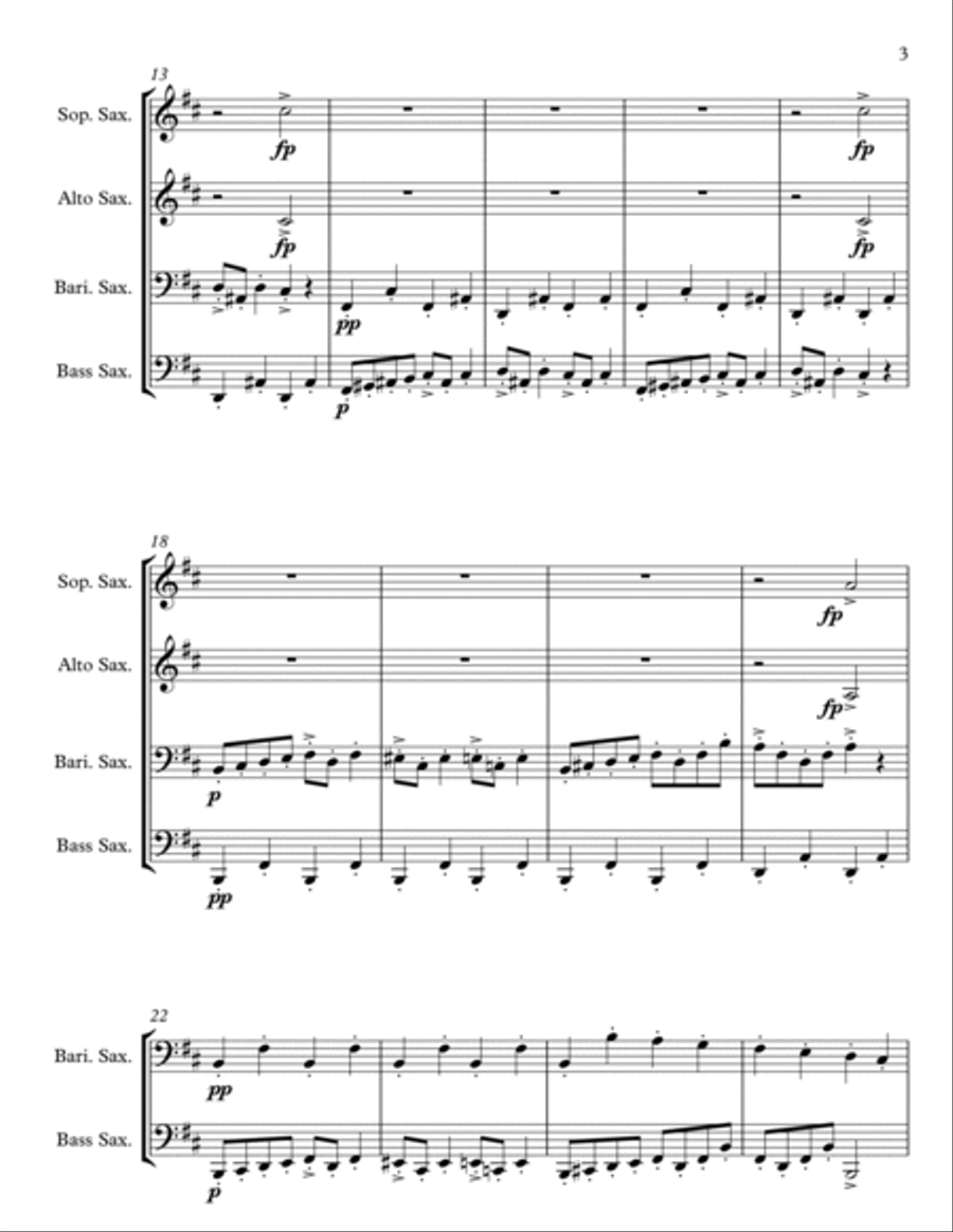 In The Hall of The Mountain King Woodwind Ensemble scores gallery preview page 4