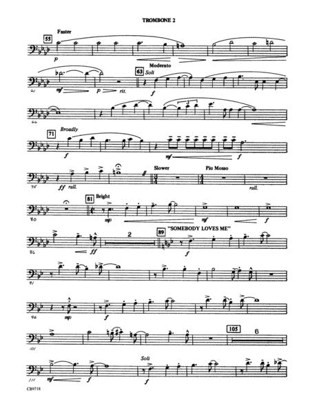 Gershwin! (Medley): 2nd Trombone