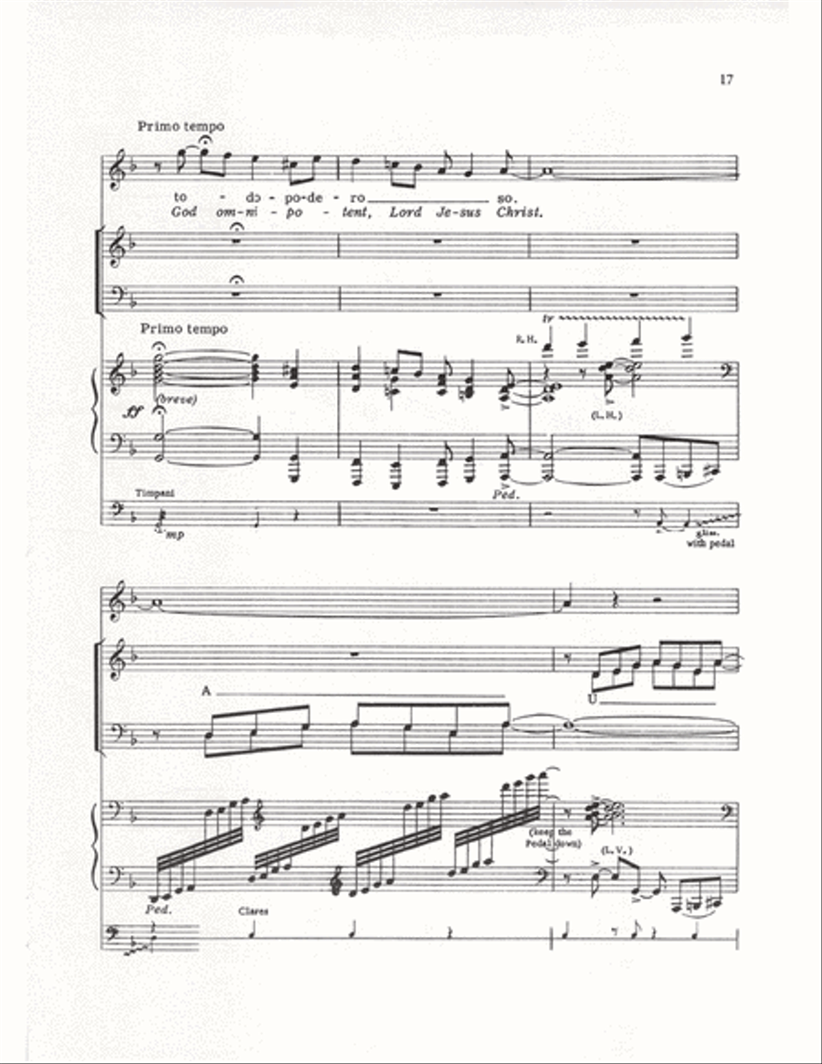 The Cuban Mass (Vocal Score) 4-Part scores gallery preview page 14