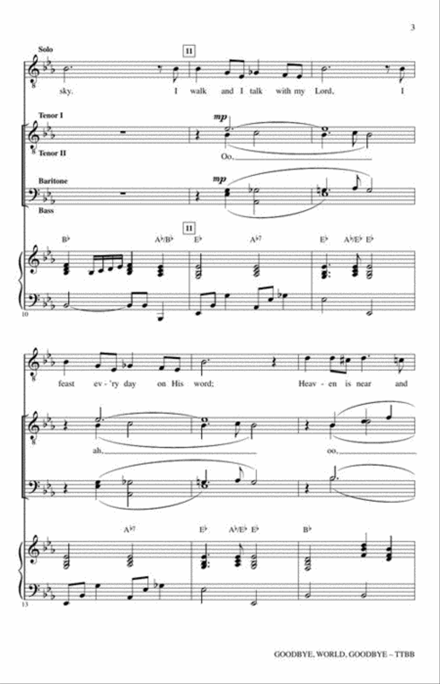 Goodbye, World, Goodbye Goodbye, World, Goodbye TTBB scores gallery preview page 4