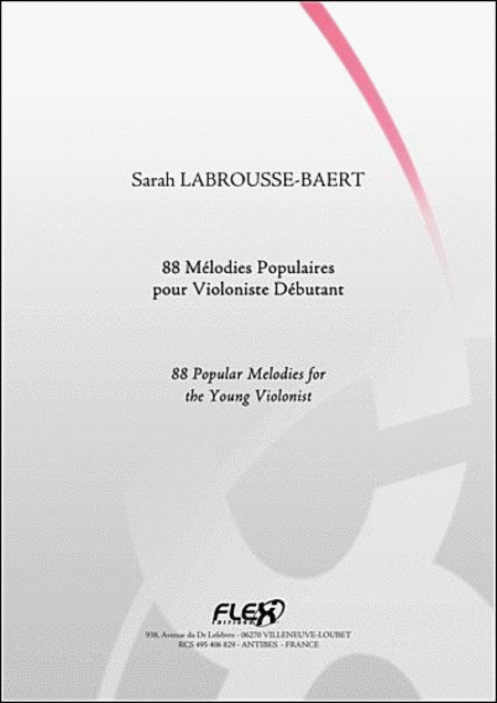 88 Popular Melodies For The Young Violonist - Solo Violin