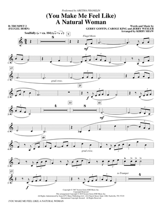 Book cover for (You Make Me Feel Like) A Natural Woman (arr. Kirby Shaw) - Bb Trumpet 2