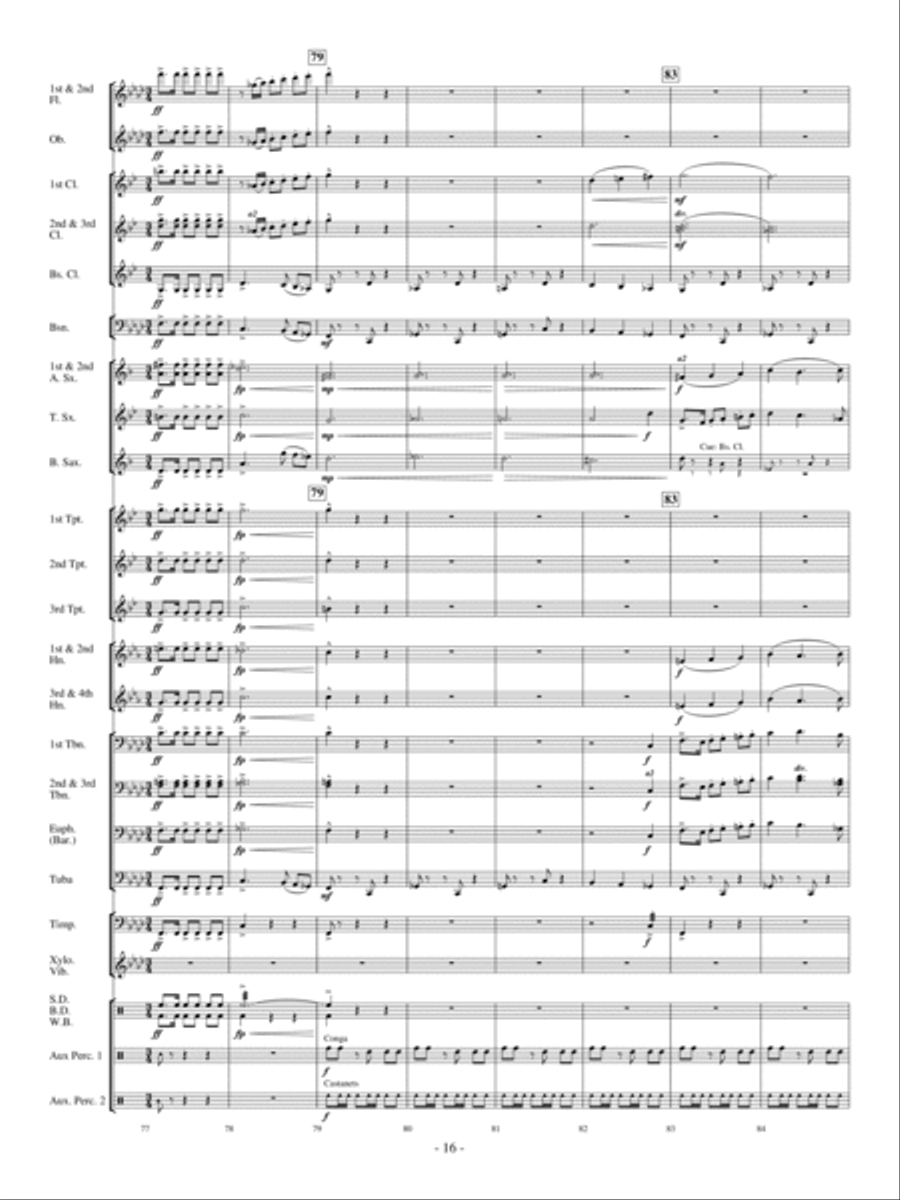 Costa del Sol Concert Band scores gallery preview page 15