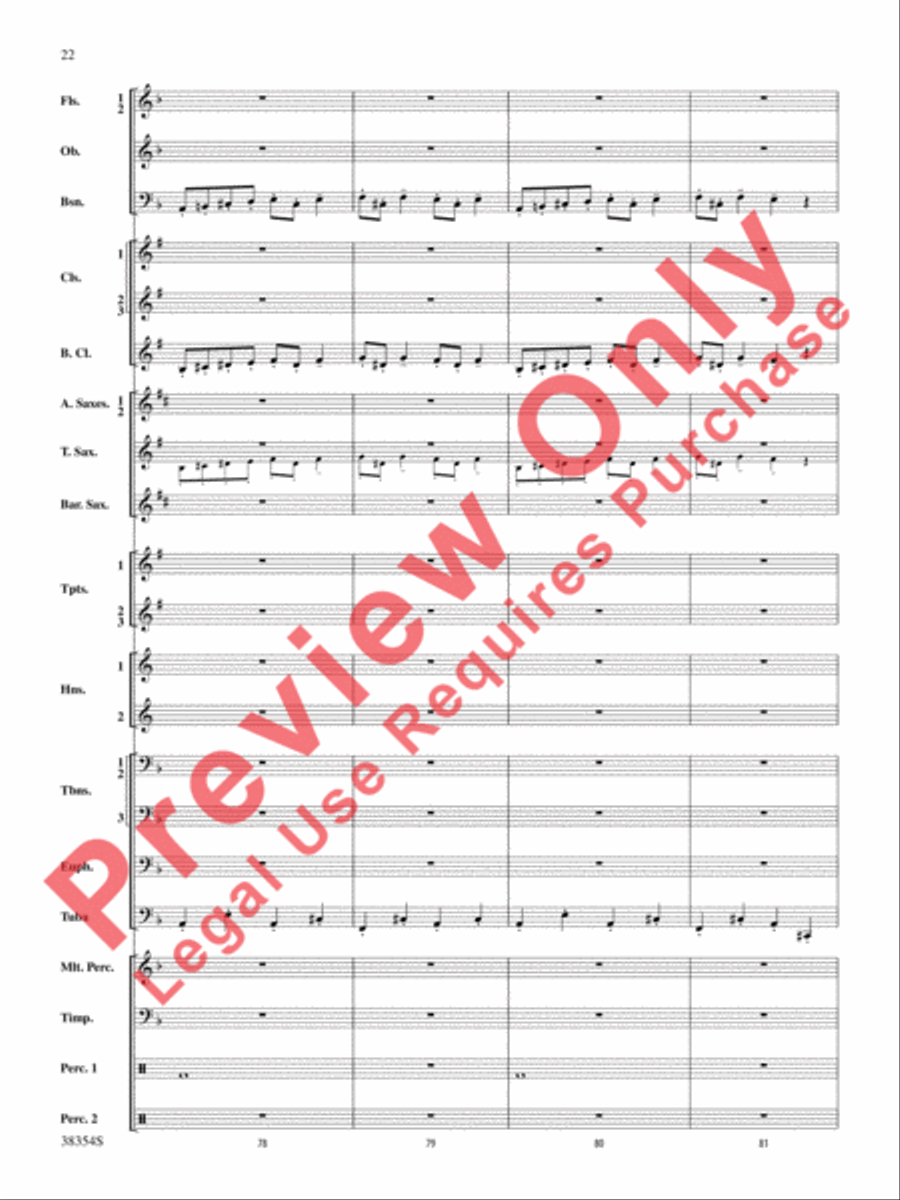 Band-O-Ween Concert Band scores gallery preview page 23