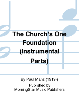 Book cover for The Church's One Foundation (Instrumental Parts)