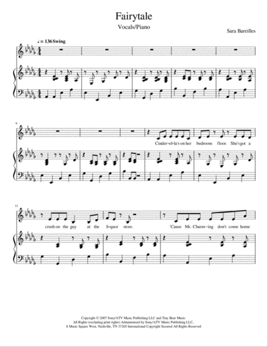 Fairytale Voice scores gallery preview page 1