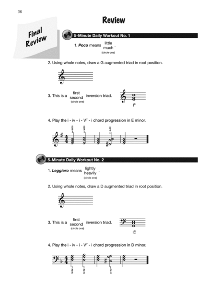 Theory for Busy Teens Theory for Busy Teens Piano Method scores gallery preview page 8