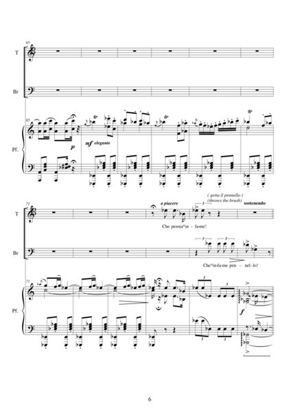 Puccini - La Bohème (Act4) O Mimì, tu più non torni (Tenor-Baritone-piano) image number null
