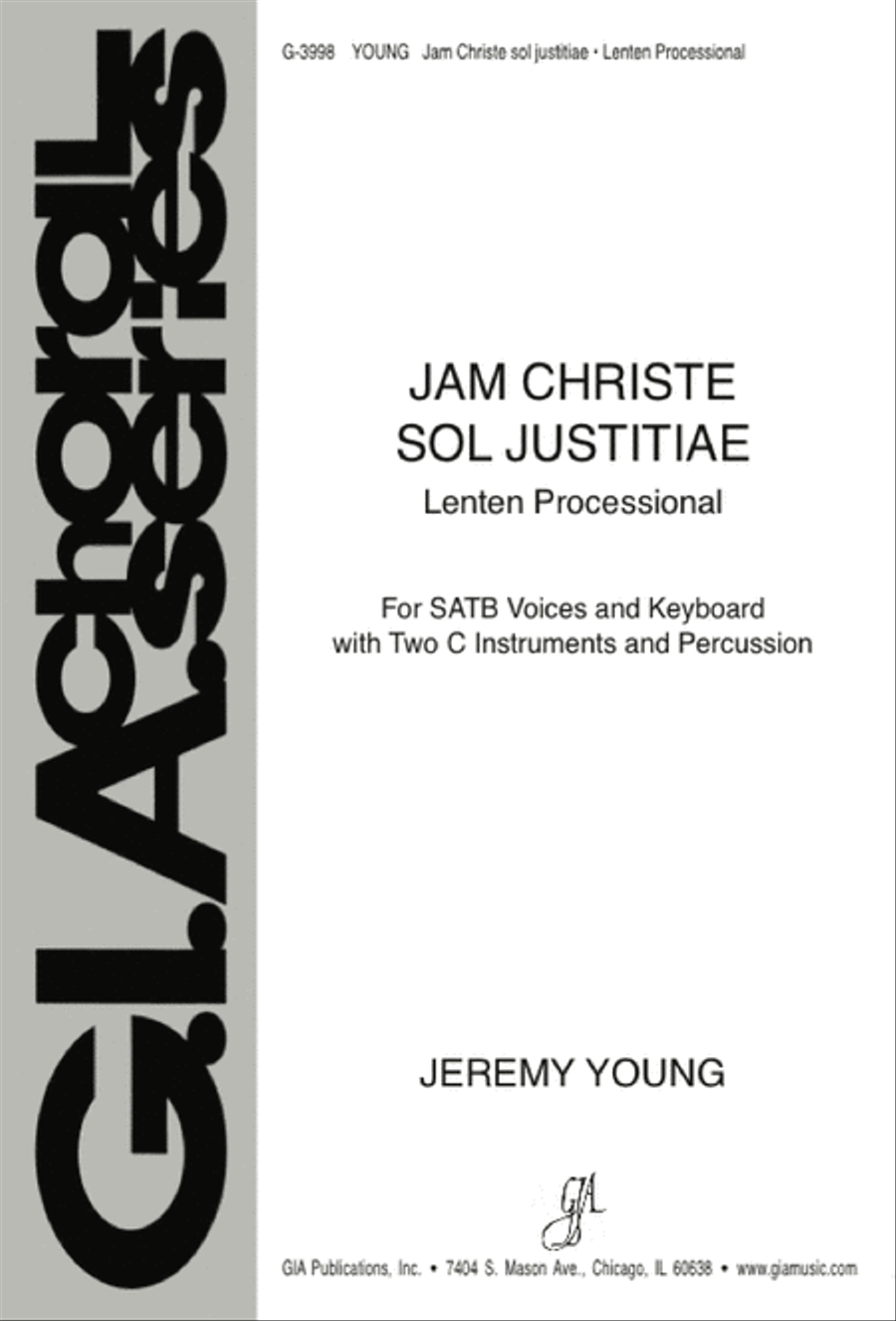 Jam Christe Sol Justitiae 4-Part scores gallery preview page 1