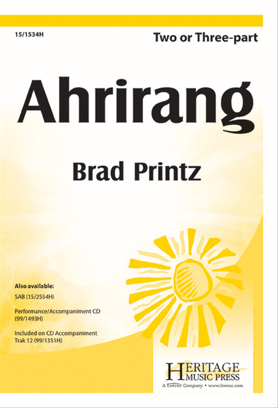 Ahrirang 3-Part scores gallery preview page 1