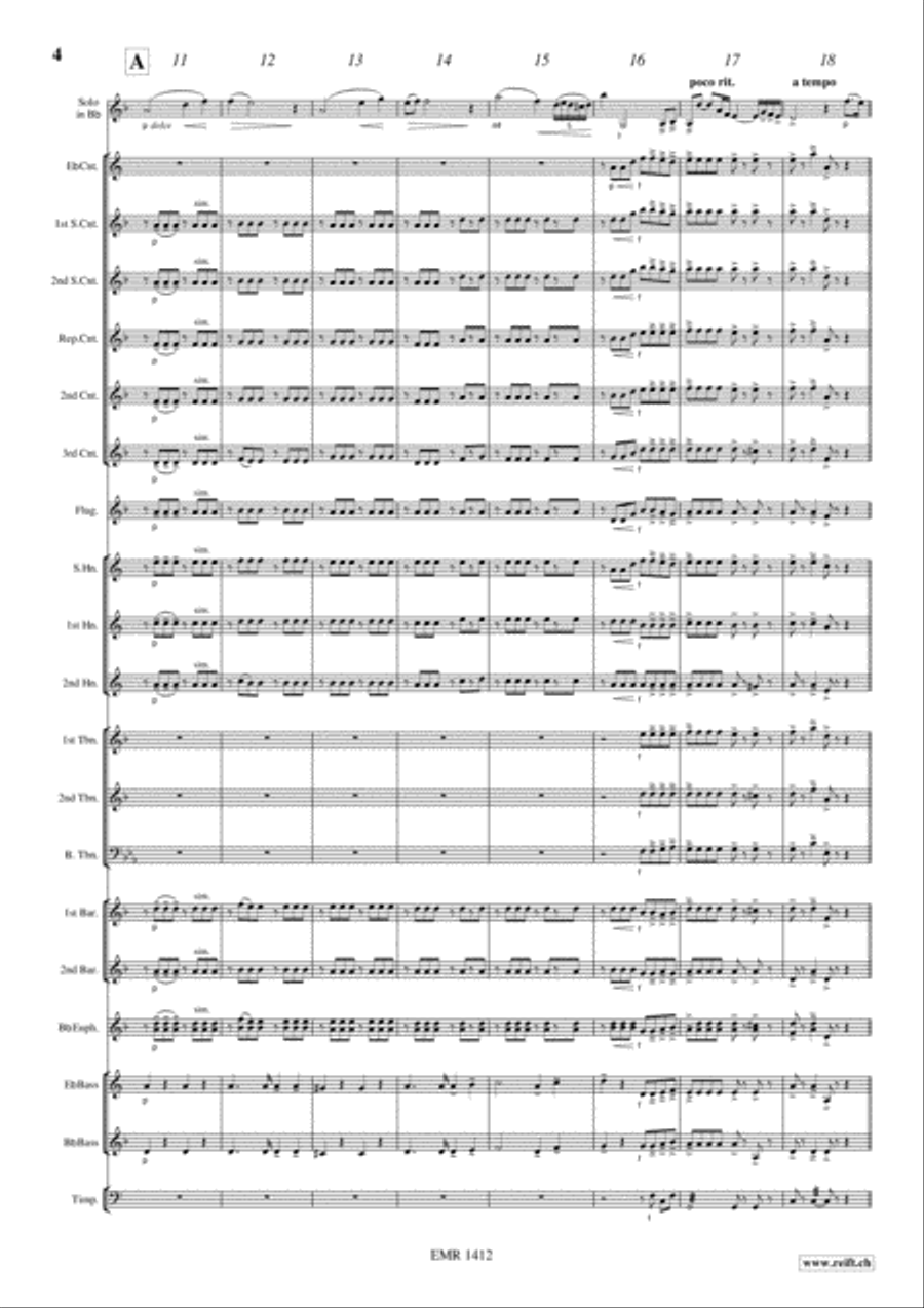 Romance Brass Band scores gallery preview page 4