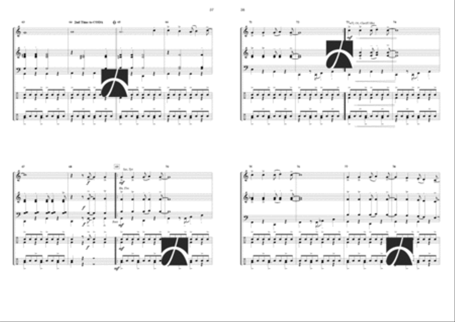 In The Spotlights (Score) Concert Band scores gallery preview page 19