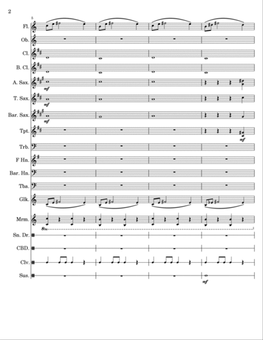 The Magician Concert Band scores gallery preview page 2