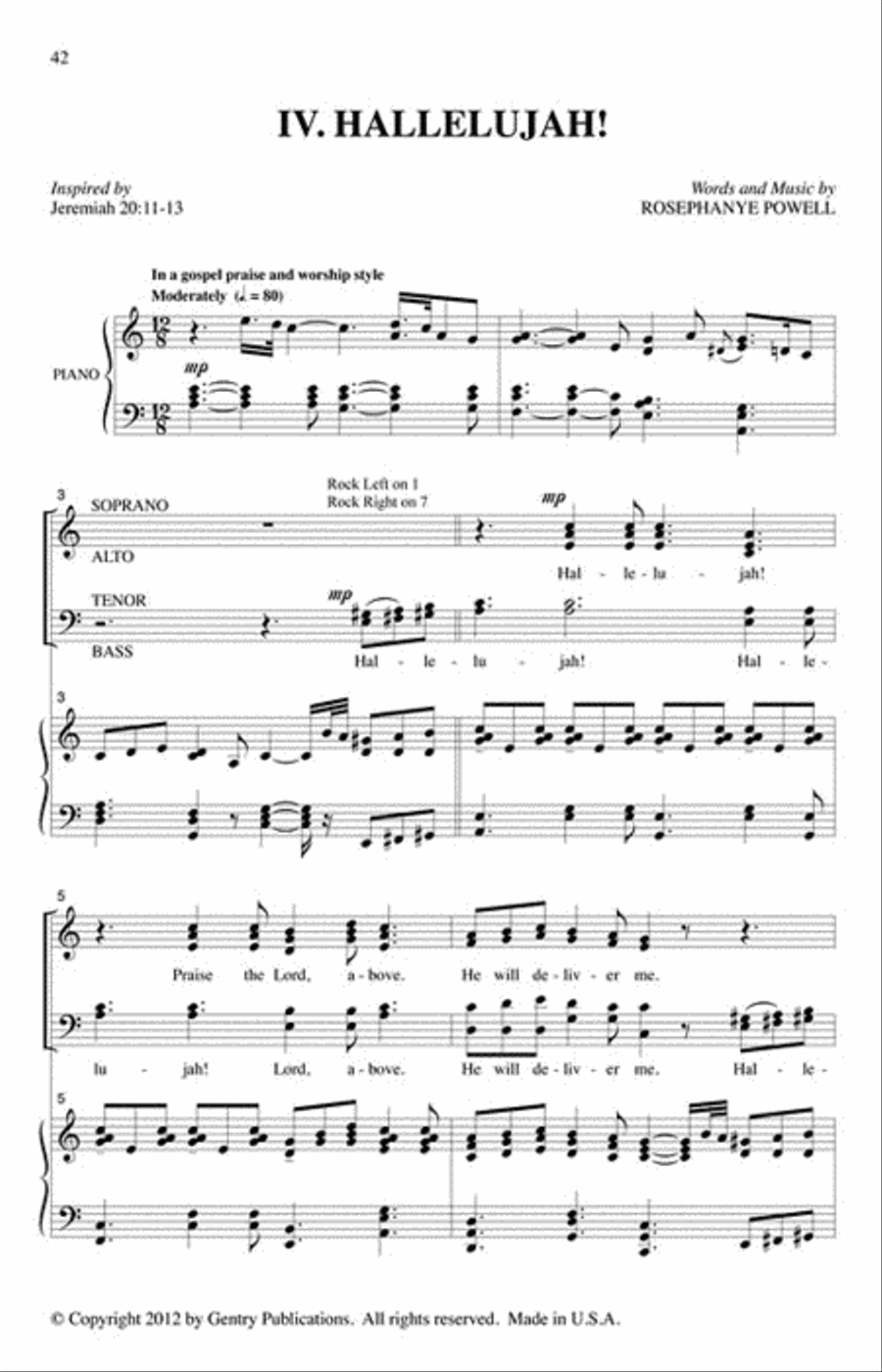 The Cry of Jeremiah Organ scores gallery preview page 5