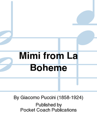 Book cover for Mimi from La Boheme