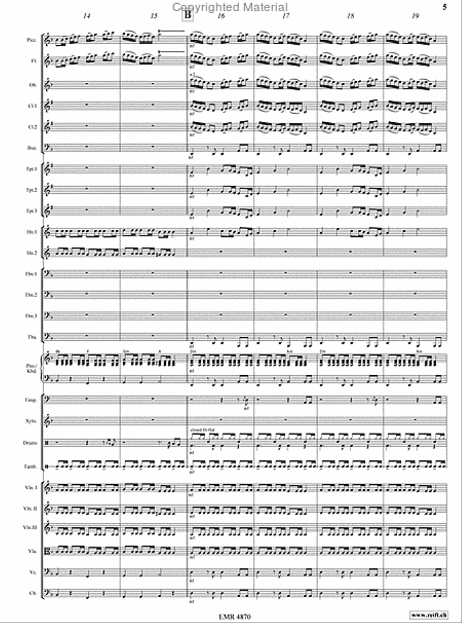 La Soupe Aux Choux Orchestra scores gallery preview page 5