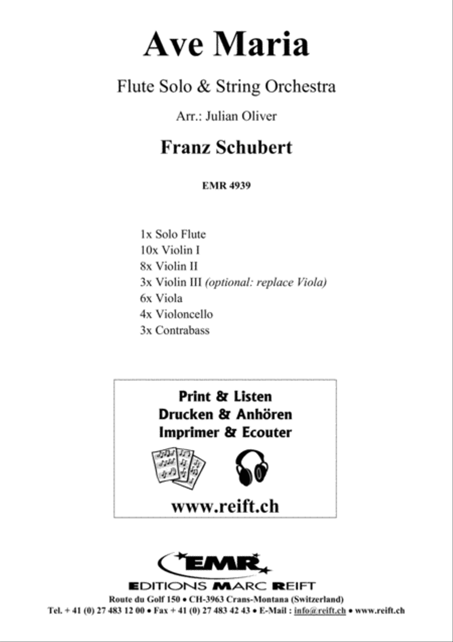 Ave Maria String Orchestra scores gallery preview page 2