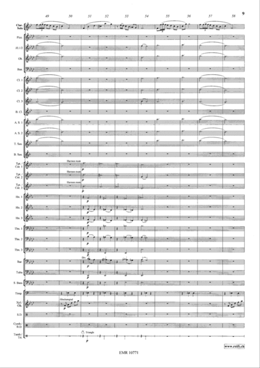 Concerto Piccolo Concert Band scores gallery preview page 9