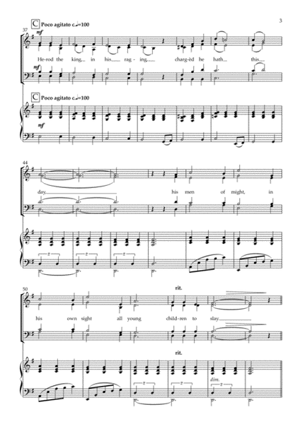 A Coventry Carol: Old & New - for SATB Choir & Piano - Chris Lawry image number null
