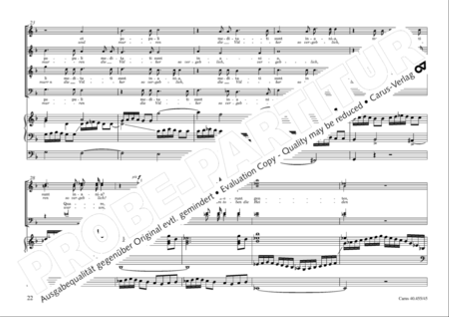 Oratorio de Noel (Weihnachtsoratorium) 4-Part scores gallery preview page 23
