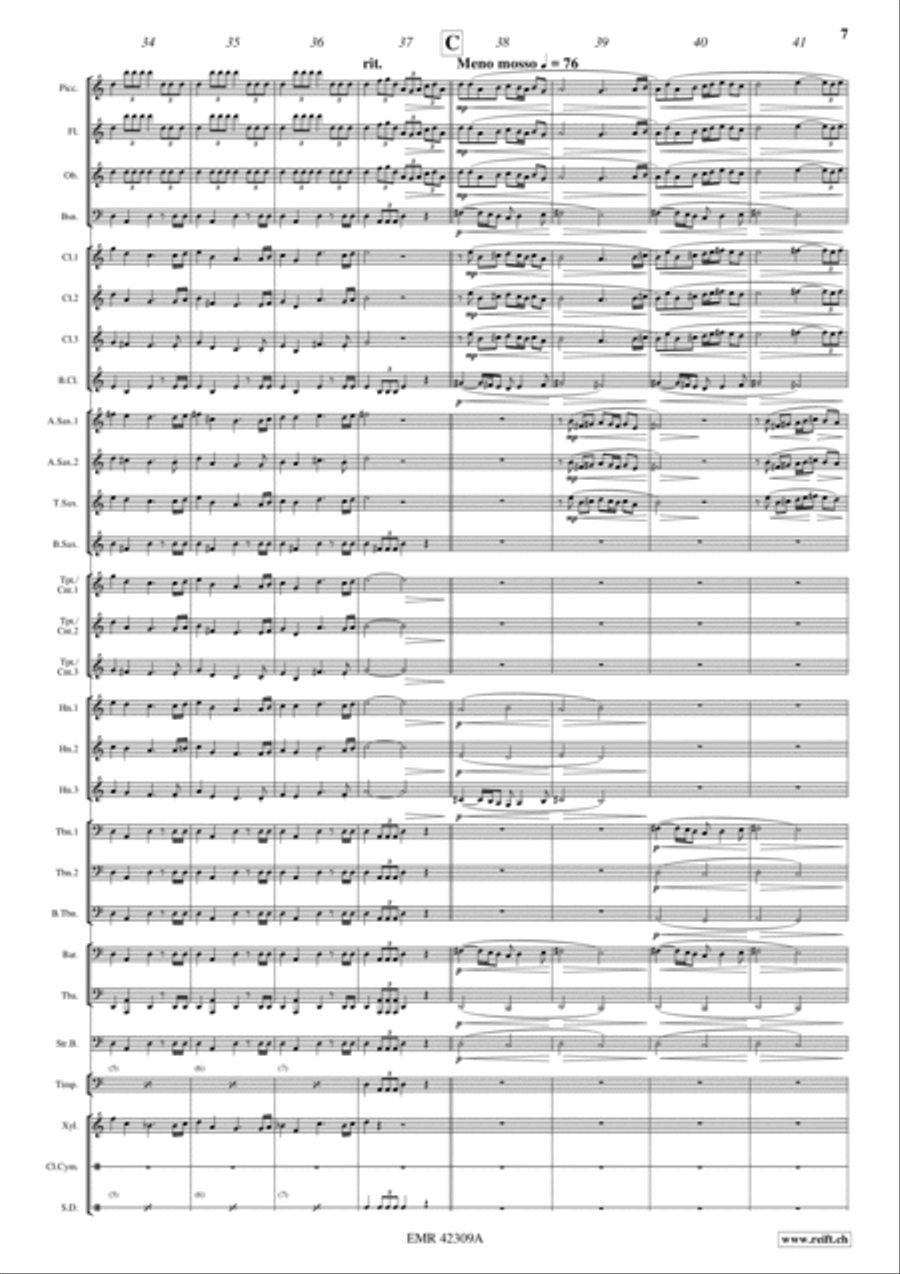 Knights Of The Round Table Concert Band scores gallery preview page 7