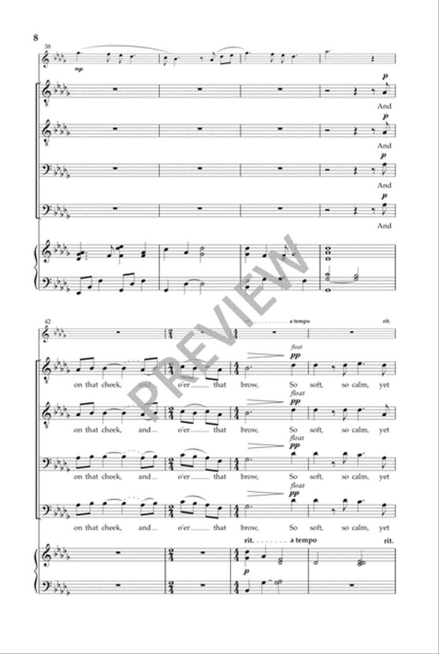 She Walks in Beauty (TTBB) TTBB scores gallery preview page 9