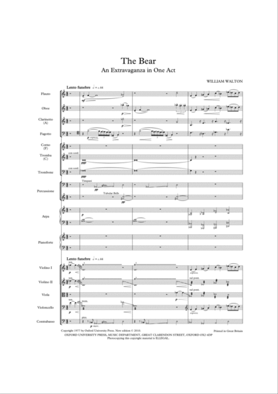 The Bear The Bear Chamber Orchestra scores gallery preview page 2
