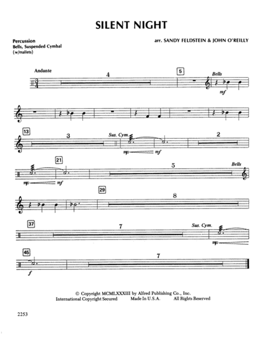 Silent Night: 1st Percussion