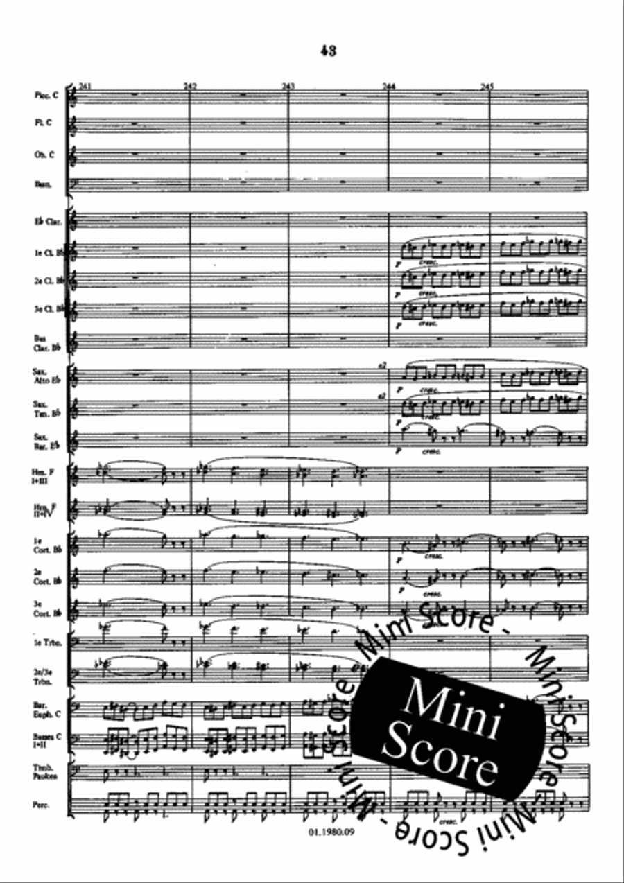Dynamic Ouverture Concert Band scores gallery preview page 47