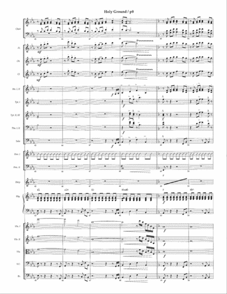 Holy Ground Holy Ground Choir scores gallery preview page 8