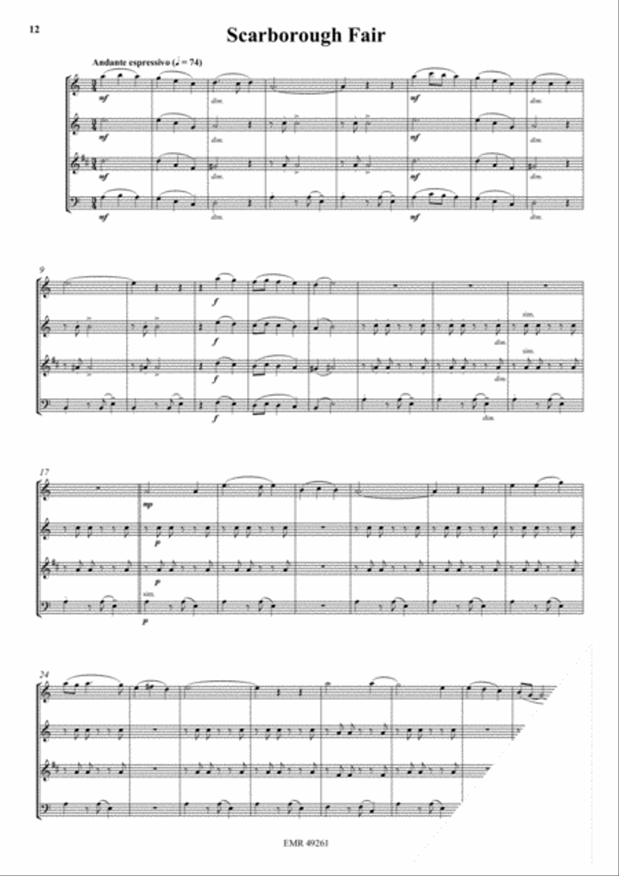 Quartet Album Bassoon scores gallery preview page 6