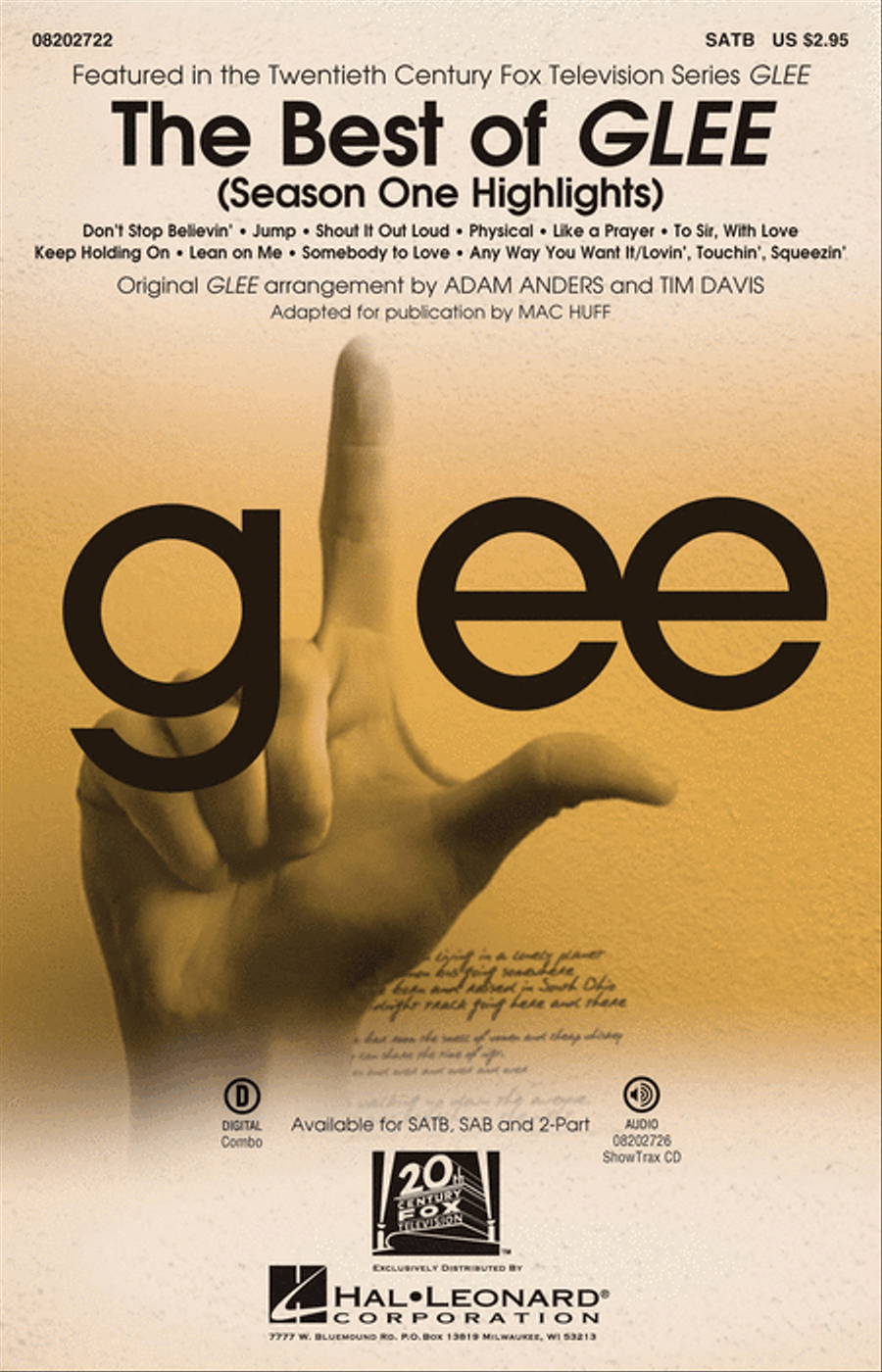 The Best of Glee Show Choir scores gallery preview page 1