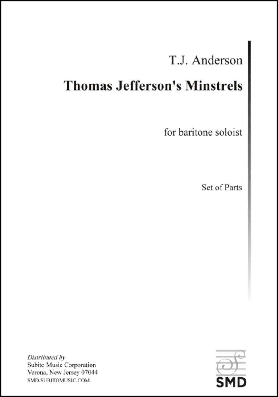 Thomas Jefferson's Minstrels Choir scores gallery preview page 1