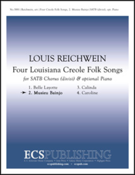 Four Louisiana Creole Folk Songs: 2. Musieu Bainjo image number null