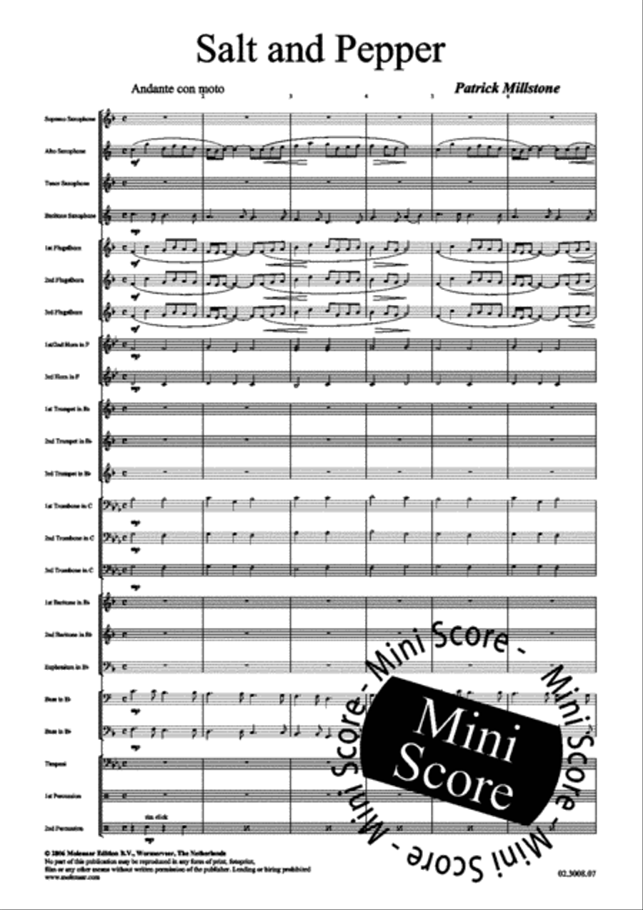 Salt and Pepper Fanfare Band scores gallery preview page 5