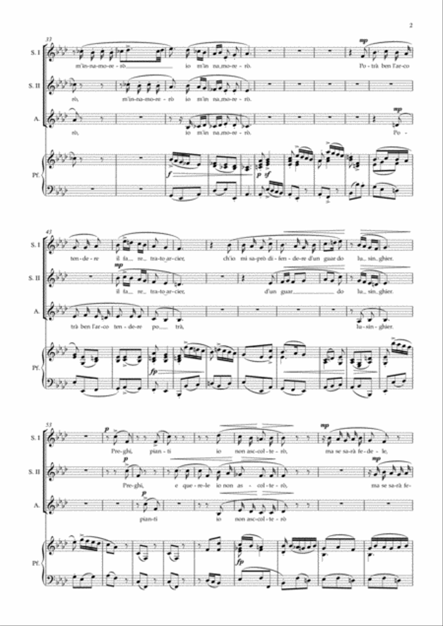 Se Florindo è fedele Se Florindo è fedele SSA scores gallery preview page 2