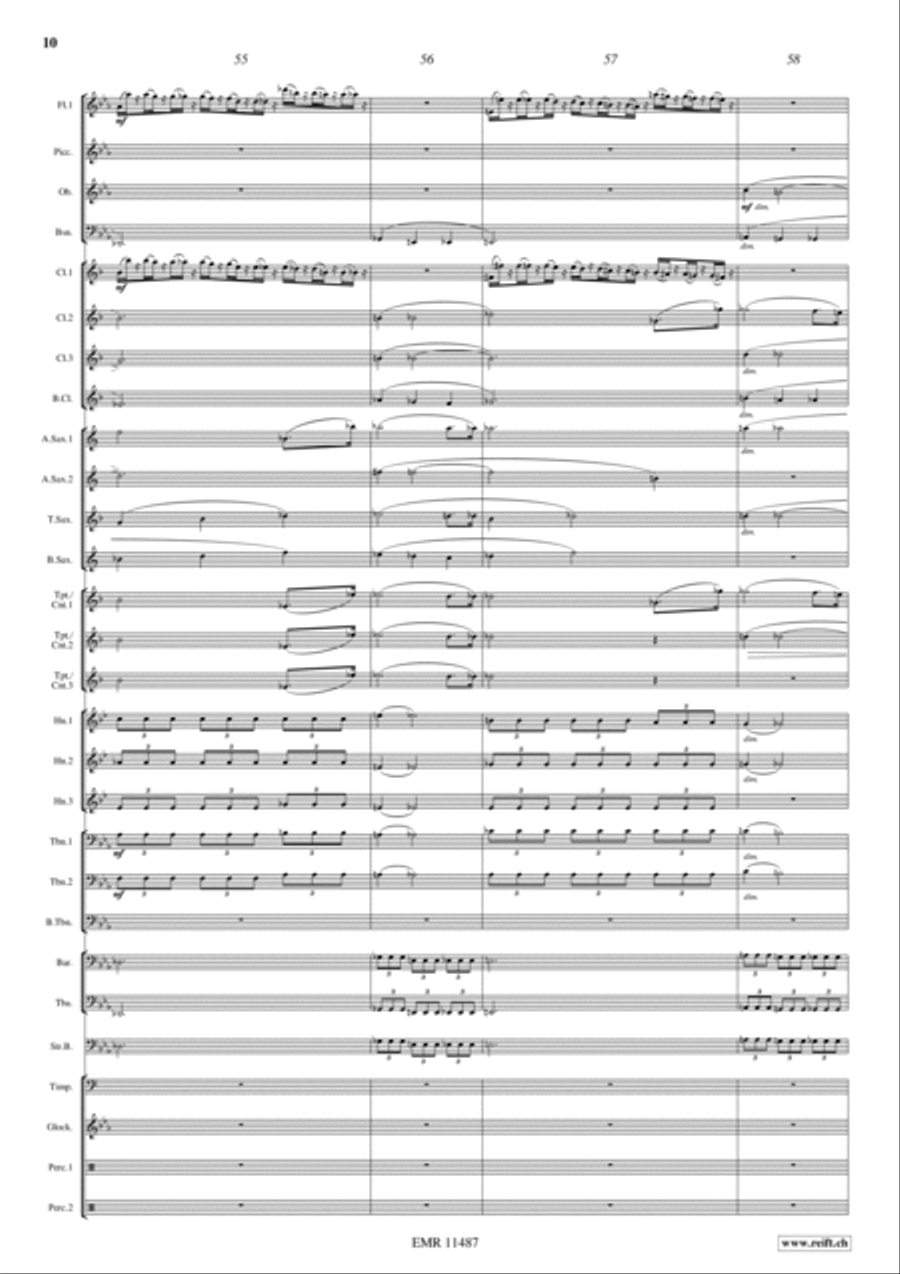 Tannhauser Overture Concert Band scores gallery preview page 11